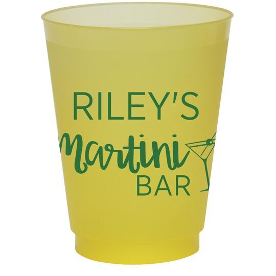 Modern Martini Colored Shatterproof Cups